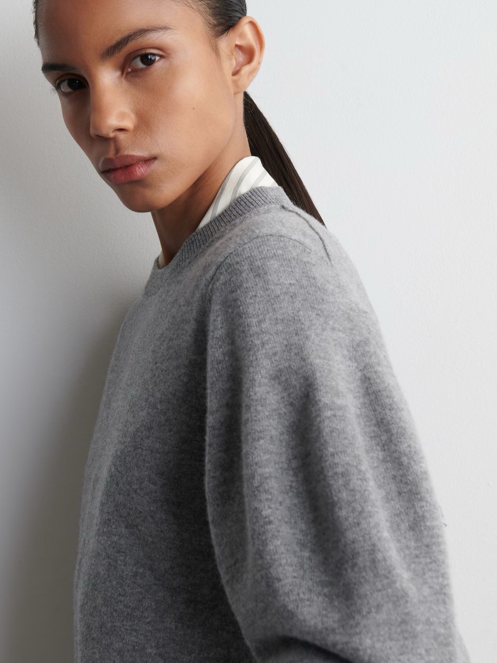 NWT (size small) COS BALLOON-SLEEVE MERINO WOOL SWEATER - Picture 5 of 9